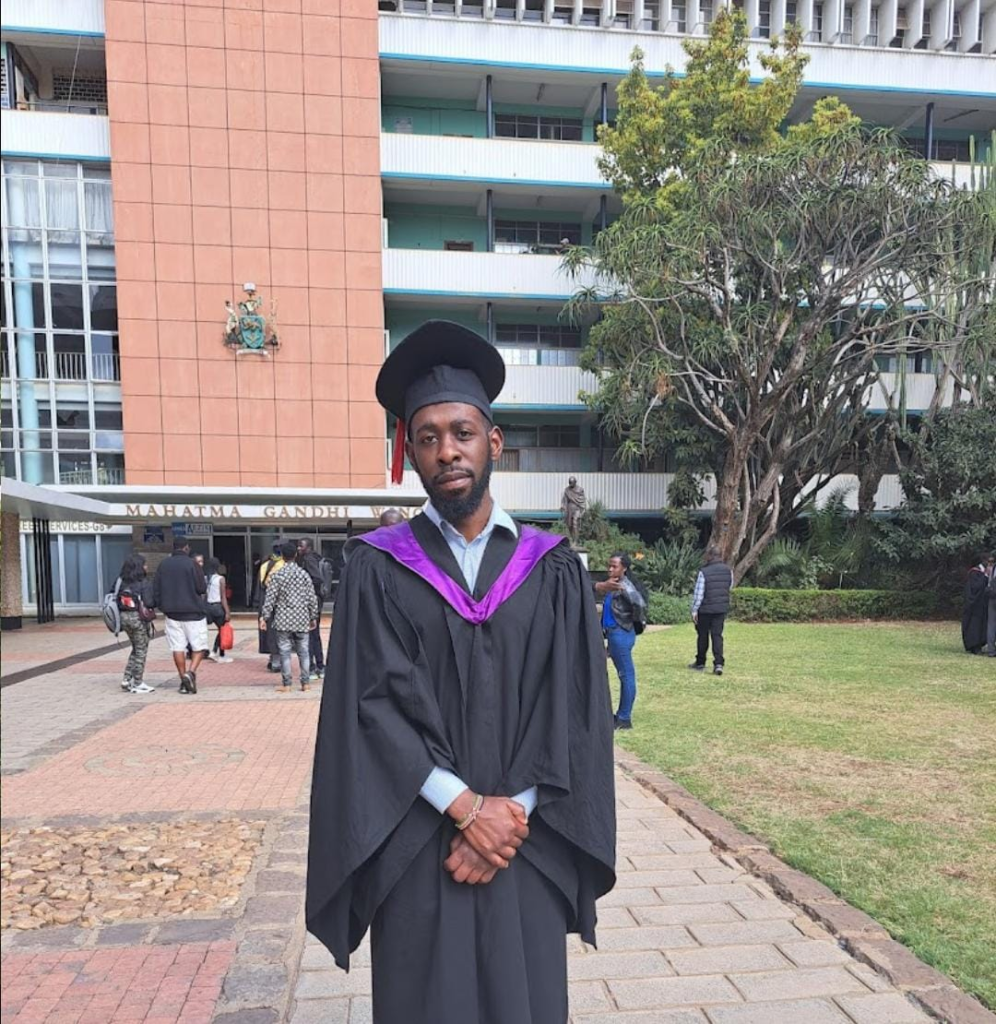 Dennis Alubiri, Graduate of the University of Nairobi Class of 2022